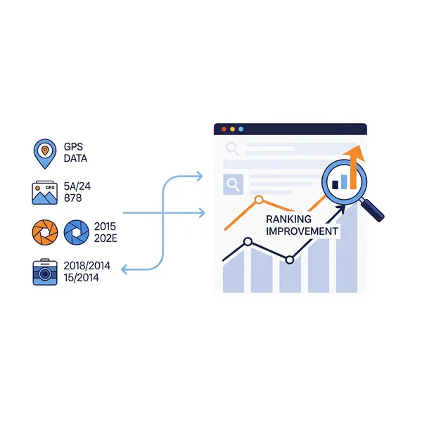 EXIF data impacting SEO ranking positively.