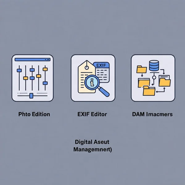 Software tools for photographer EXIF data management.